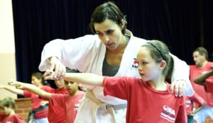 Karin Prinsloo Karate Teaching Student 1