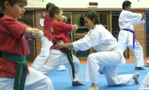 Karin Prinsloo Karate Teaching Student 2