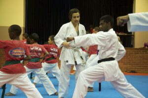 Karin Prinsloo Karate Teaching Student 8