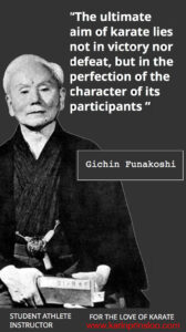 Quote The Ultimate Aim Of The Art Of Karate - Gichin Funakoshi - Karin Prinsloo